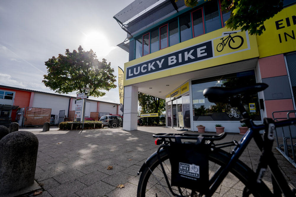 Lucky Bike im Aicherpark Outlet
